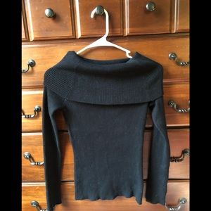 Classy over the shoulder sweater